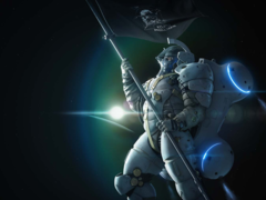 Un'immagine di Ludens, che funge da mascotte per Kojima Productions (fonte: Kojima Productions)