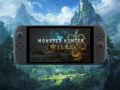 Monster Hunter Wilds Switch 2 mostrato sulla console portatile Nintendo