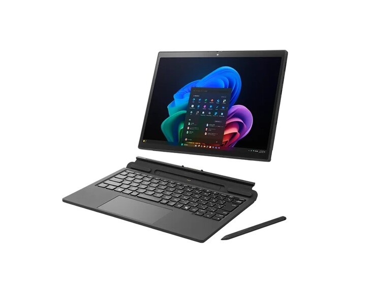 Il tablet è dotato di una tastiera staccabile e di uno stilo.