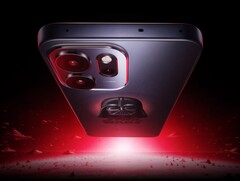 Oppo Reno14 F è disponibile in edizione limitata Star Wars con un&#039;elegante Morte Nera (Fonte: Oppo)
