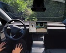 Il sistema di guida autonoma completa di Tesla.