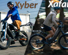 Il Segway Xyber ha un elegante faro a LED X, mentre il modello Xafari è un robusto pendolare a doppia sospensione. (Fonte: Segway)