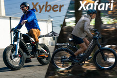 Il Segway Xyber ha un elegante faro a LED X, mentre il modello Xafari è un robusto pendolare a doppia sospensione. (Fonte: Segway)