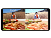 Foto scattate con e senza l'elaborazione delle immagini del nuovo AI Camera Assistant di Sony.