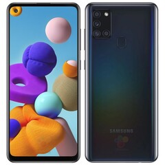 Galaxy A21s sarà disponibile in tre colorazioni (Image Source: Winfuture)