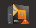 Un rendering della confezione di vendita al dettaglio di una CPU AMD Ryzen 7 7000 serie X3D