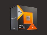 Un rendering della confezione di vendita al dettaglio di una CPU AMD Ryzen 7 7000 serie X3D