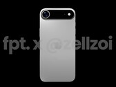 Si dice che l'iPhone 17 Air sia dotato di una singola fotocamera posteriore, come mostrato nel rendering non ufficiale. (Fonte: Jon Prosser)