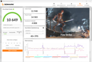 3DMark Fire Strike (funzionamento a batteria, modalità intrattenimento)