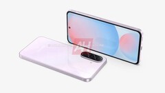 Rendering trapelato di Galaxy A56. (Fonte immagine: Android Headlines)