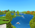 Un lago a Hytale