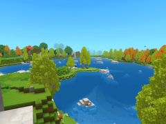 Un lago a Hytale