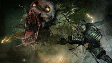 Un'immagine che mostra un mostro in Nioh: Complete Edition.