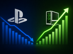 La popolarità della PlayStation sembra essere in calo a favore dei giochi per PC.