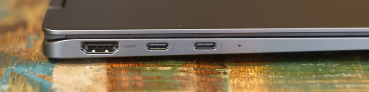 HDMI 2.1; 2x USB Type-C con Thunderbolt 4, DisplayPort e PowerDelivery