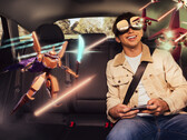 HTC Vive e holoride stanno portando l'intrattenimento VR ai passeggeri in auto. (Fonte: HTC Vive / holoride)