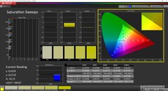 CalMAN Sweeps di saturazione calibrati