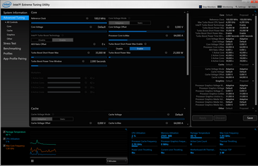 Intel XTU Advanced