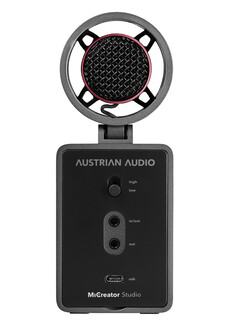 Porte di connessione su MiCreator Studio (Fonte immagine: Austrian Audio)