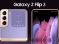 Gli ultimi rendering dello "Z Flip 3". (Fonte: LetsGoDigital)