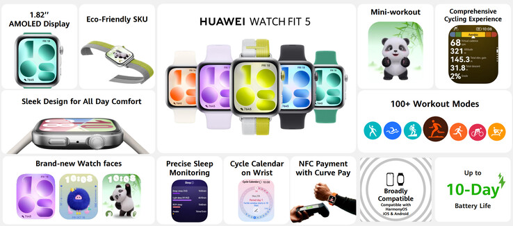 Punti salienti del Watch Fit 5