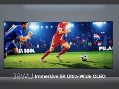 LG Display prevede di rilasciare una variante ultrawide 5K da 39 pollici del suo pannello Tandem WOLED. (Fonte: LG Display)