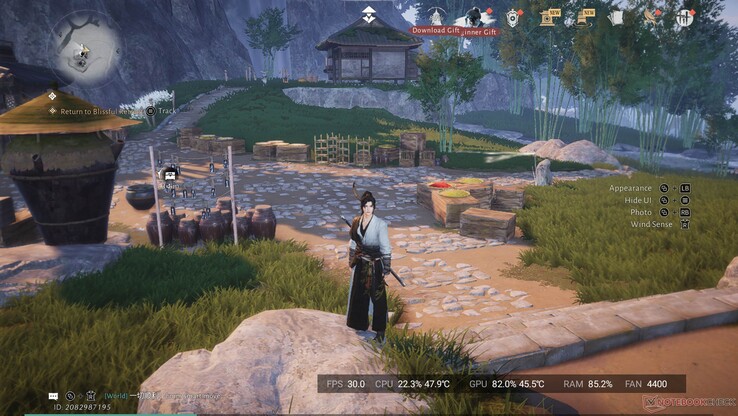 In ambienti equilibrati, Dove i venti si incontrano può essere suonato in modo molto fluido