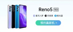 La serie Reno5 è appena stata lanciata. (Fonte: OPPO)