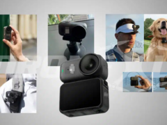 Un primo piano di Osmo 360 e di diversi accessori di lancio. (Fonte immagine: via DroneXL &amp;amp; Jasper Ellens)