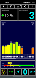 Segnale GPS all'aperto