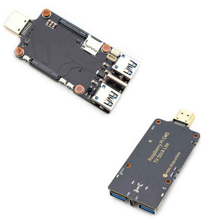 La parte superiore e inferiore della scheda portante