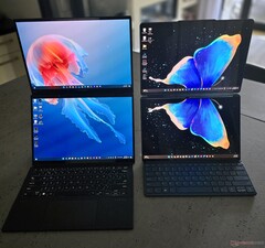 Lo Zenbook DUO e lo Yoga Book 9i potrebbero inaugurare un&#039;ondata di dispositivi a doppio schermo? (Immagine: Notebookcheck)