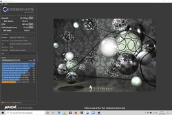 Cinebench R15 con la batteria