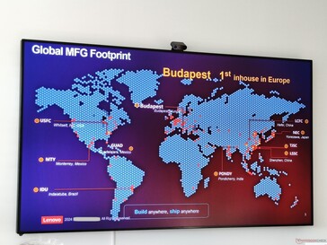 L'interno della fabbrica Lenovo (fonte: Benjamin Herzig/Notebookcheck.com)