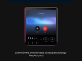 Gemini Live sul Razr+. (Fonte: Motorola)