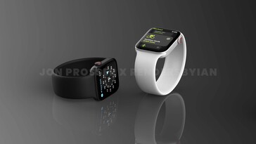 Apple Watch 7 Black/Silver (immagine via Jon Prosser)