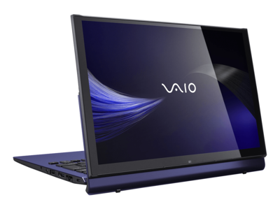 Vista in modalità tablet del Vaio T Kachi-iro Special Edition