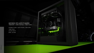 Nvidia GeForce RTX 4070 Ti Super. (Fonte: Nvidia)