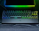 Tastiera da gioco Razer Huntsman V3 Pro TKL 8KHz mostrata sul desktop (Fonte: Razer)