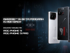 Il programma beta Android 16 per la serie ROG Phone 9 non include il ROG Phone 9 FE. (Fonte: Asus ROG)