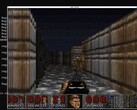 Un prototipo di DOOM in esecuzione su una NEO Geo AES