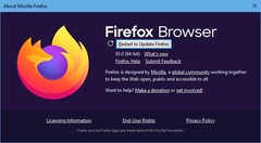 Notifica di aggiornamento da Firefox 93 a Firefox 94 (Fonte: Proprio)