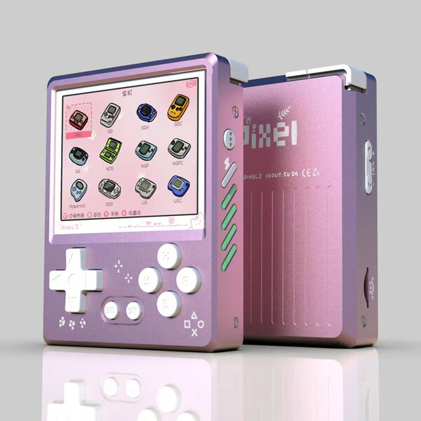Il Pixel 2 rosa di GKD ha pulsanti bianchi. (Fonte: Keep Retro)