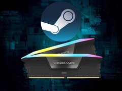 Banner per il sondaggio Steam di marzo 2026 con 16 GB di RAM DDR5