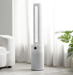 Il Mijia Smart Bladeless Purification Fan può fornire velocità del vento fino a 15,5 m/s (~51 ft/s). (Fonte: Xiaomi)