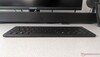 Vista frontale dello spessore di Razer Joro