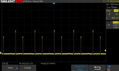 25% di luminosità: 7,68 kHz