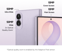 Dettagli sulla fotocamera dello Z Fold8