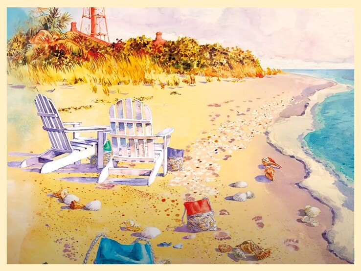 Illustrazione di Dahl Taylor per Sanibel (fonte: Avalon Hill)