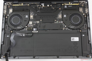 Dell XPS 14 mostra il supporto per le unità SSD M.2 2280 a piena lunghezza